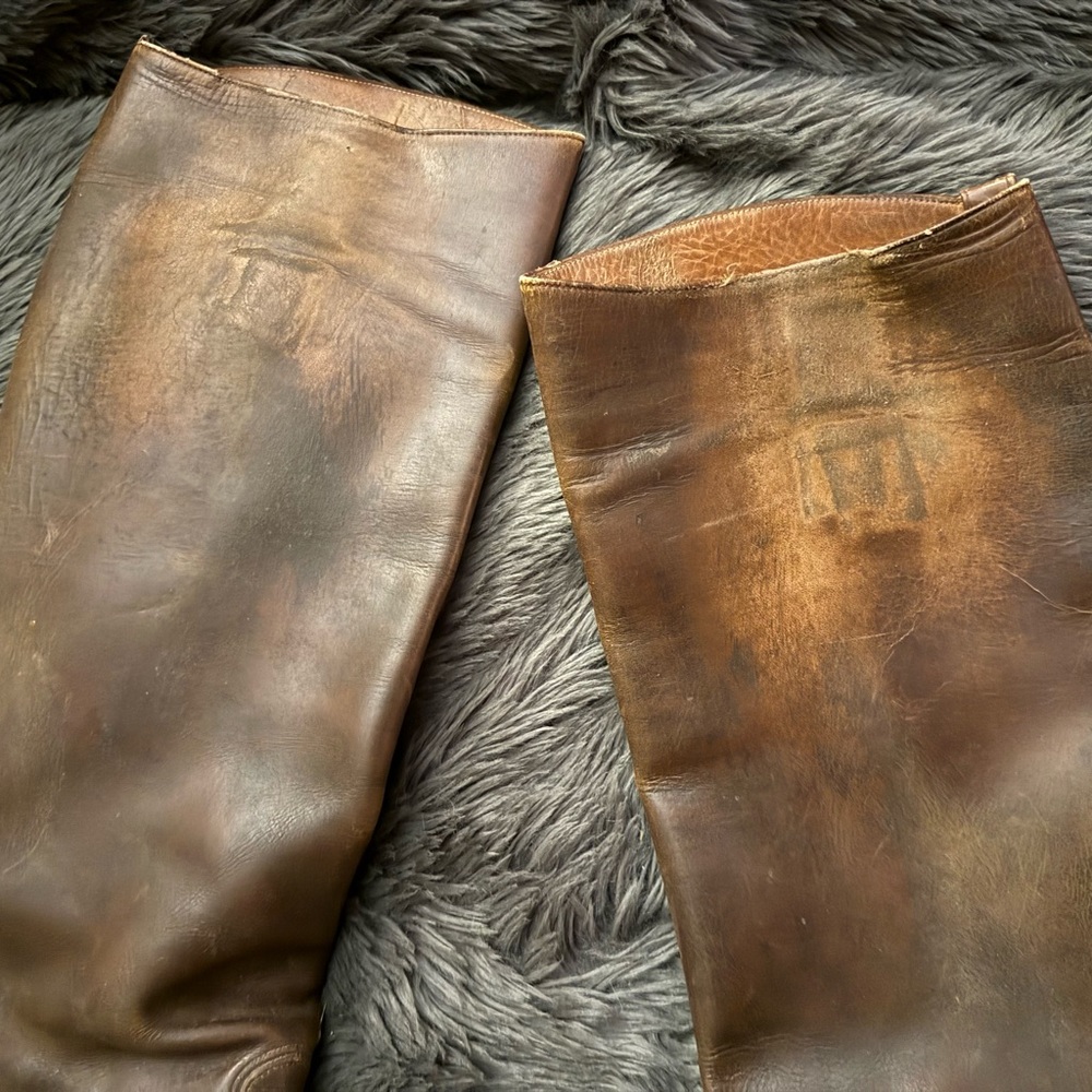 Original Vintage Men’s Antique US Army Cavalry Riding Boots - Picture 4 of 12